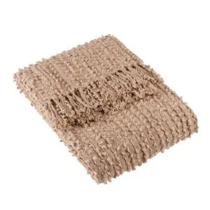 Hoem - Arvo Boucle Yarn Throw, Plaster - Image 2