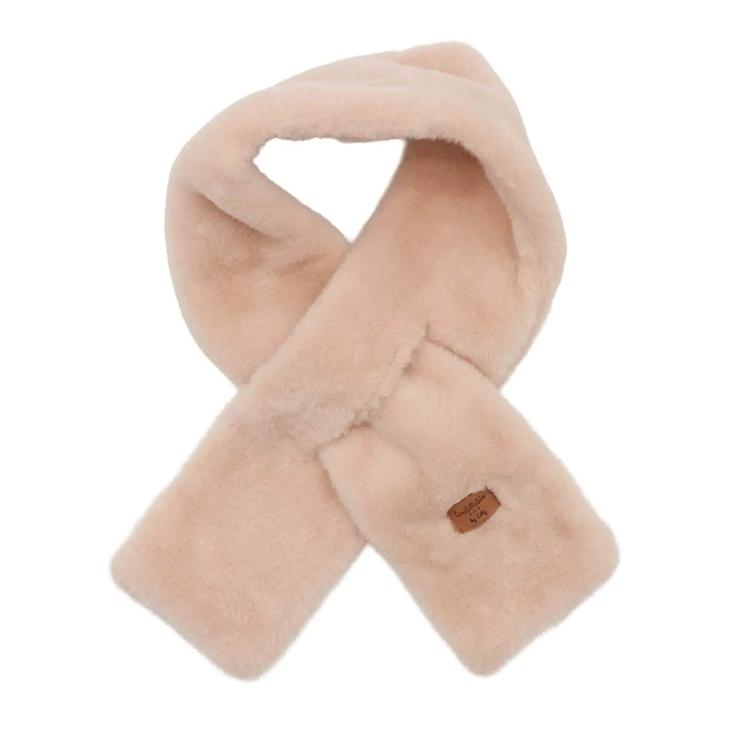 Zelly Children's Pull Through Scarf - Cream - Jaro Design Studio - 1 Zelly Children's Pull Through Scarf - Cream