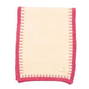 Zelly Pink Edged Scarf - Image 3
