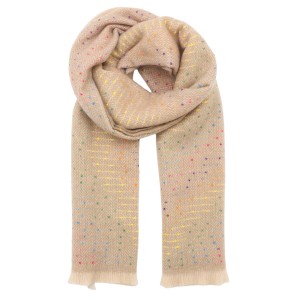 Zelly Winter Speckled Scarf - Cream