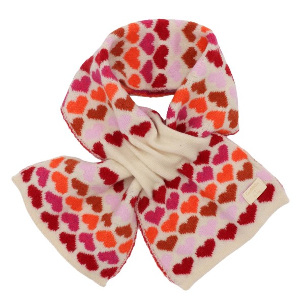Zelly Children’s Pull Through Hearts Scarf – Pink