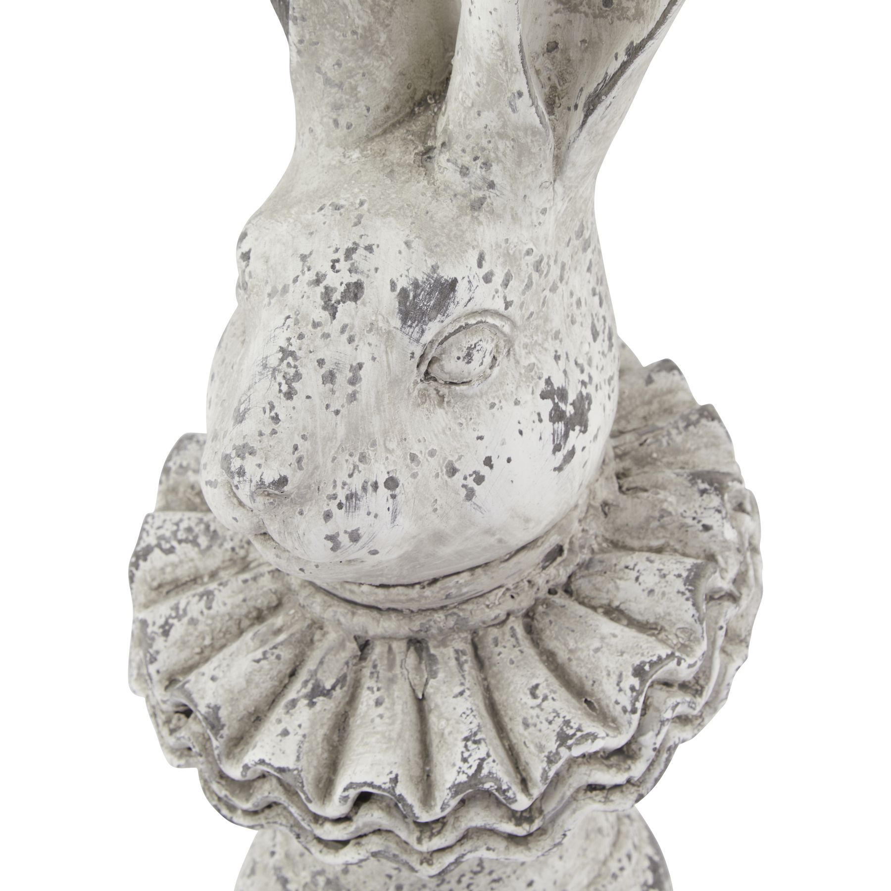 Stone Effect Ruffle Hare Ornament - Jaro Design Studio - 2 Stone Effect Ruffle Hare Ornament - Image 2