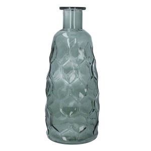 Gisela Graham Green Honeycomb Tall Vase