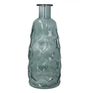 Gisela Graham Green Honeycomb Tall Vase - Image 2