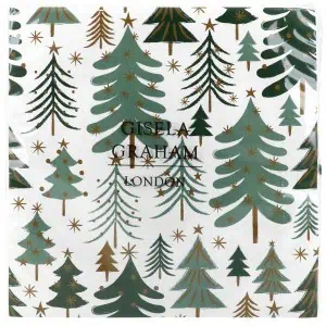 New England Trees Napkins, pack of 20 by Gisela Graham