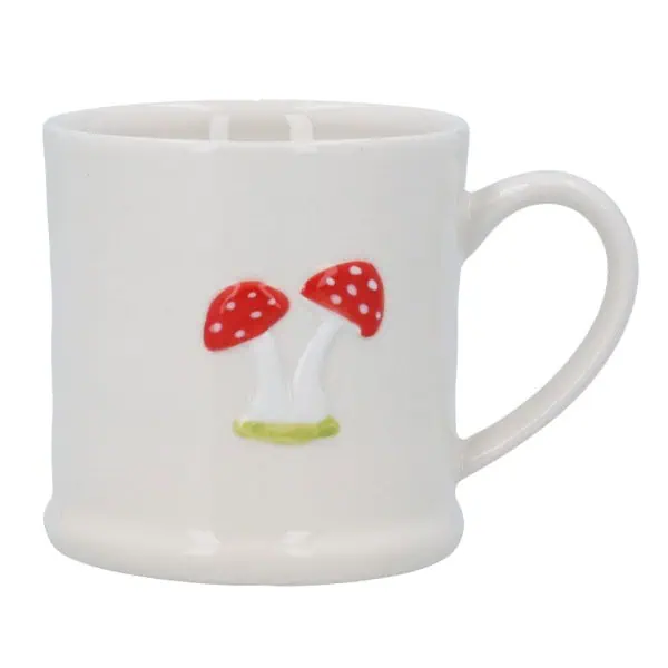 Gisela Graham Stoneware Mini Mug with Toadstools