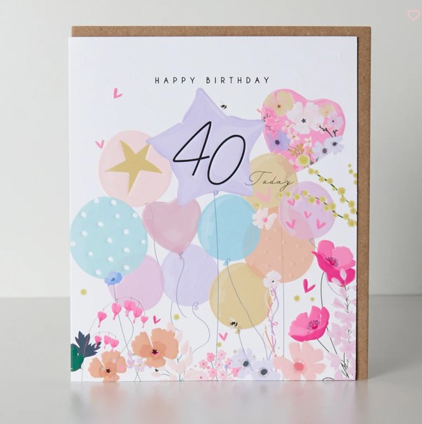 Belly Button Designs 40 Today Greetings Card