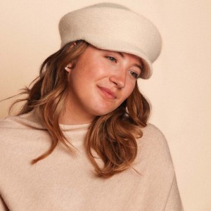 Zelly Peaked Hat – Cream - Image 2
