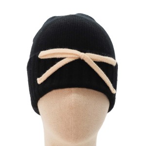 Zelly Bow Detailed Hat – Black