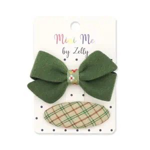 Zelly Children's Pair of Hair Slides - Green