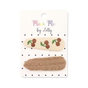 Zelly Children’s Pair of Hair Slides – Taupe