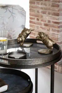 Laura Ashley Set of 2 Hopping Rabbits - Image 2