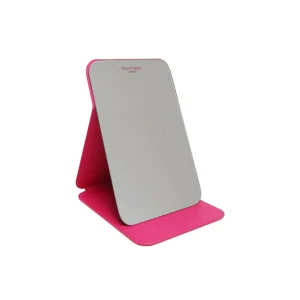 Alice Wheeler Hot Pink / Black Foldable Travel Mirror - Image 2
