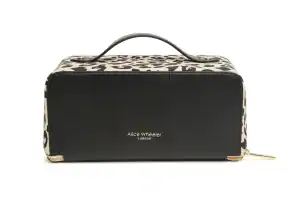 Alice Wheeler Train Case - Light Leopard - Image 3