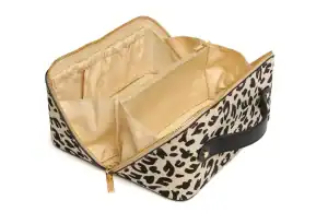 Alice Wheeler Train Case - Light Leopard - Image 4