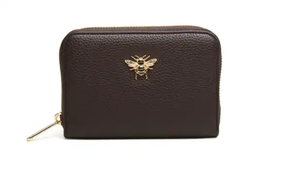 Alice Wheeler Bromley Purse – Chocolate