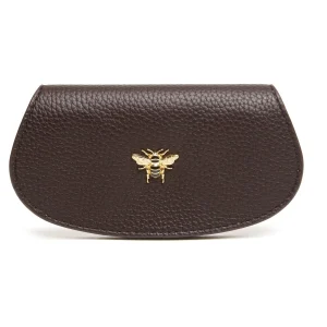 Alice Wheeler Glasses Case - Chocolate