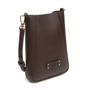 Alice Wheeler Kensington Phone Cross Body Bag – Chocolate - Image 2
