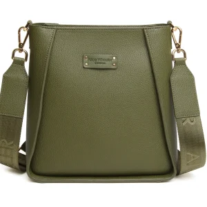 Alice Wheeler Kensington Cross Body Bag – Olive