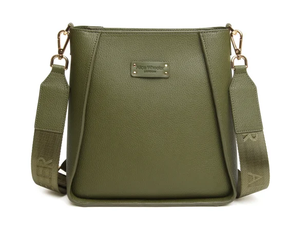 Alice Wheeler Kensington Cross Body Bag – Olive