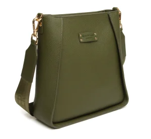 Alice Wheeler Kensington Cross Body Bag – Olive - Image 2
