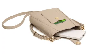 Alice Wheeler Kensington Phone Cross Body Bag – Stone - Image 4