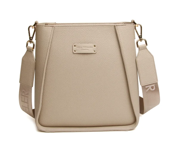 Alice Wheeler Kensington Cross Body Bag – Stone