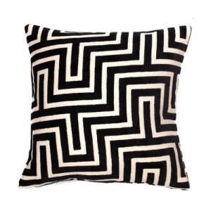 Malini Paul Moneypenny Amazing Black Cushion, Large
