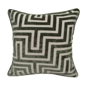 Malini Paul Moneypenny Amazing Sage Green Cushion, Large