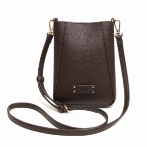 Alice Wheeler Kensington Phone Cross Body Bag – Chocolate