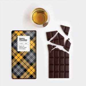 Quirky Chocolate - Dram Of Whisky Dark Chocolate, 100g