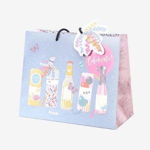 Belly Button Bubble, Elle Drinks Tote Gift Bag