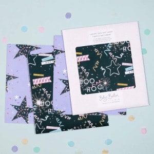Belly Button Bubble, Luxury Eco Flat Wrap Pack - WooHoo and Stars