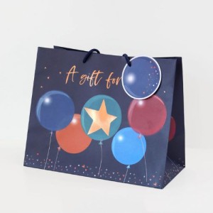 Belly Button Bleu Tote Gift Bag