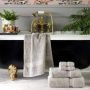 Cleopatra Egyptian Cotton Bath Sheet, Silver Grey - Set of 2  - ae