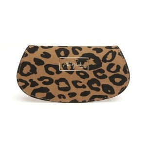 Alice Wheeler Glasses Case - Dark Leopard Print - Image 2
