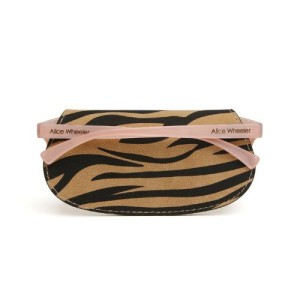 Alice Wheeler Glasses Case - Dark Zebra Print - Image 3