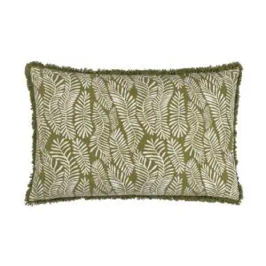 Hoem, Frond Cushion - Olive - Image 2