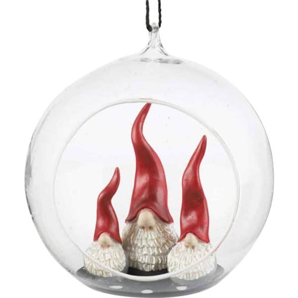 Glass Ball Santa High Hat 3 - JX22