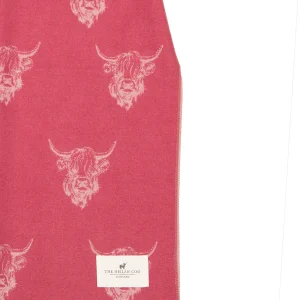 Heilan Coo Super Soft Scarf - Damson / Pale Rose - Image 2