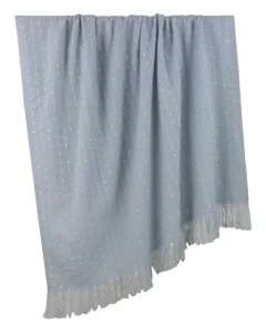 Malini Maisie Throw, Blue - Image 3