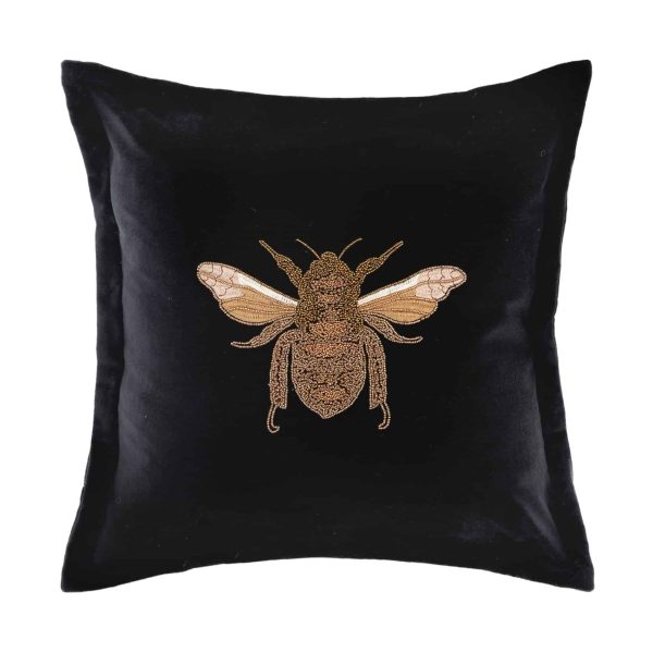 Voyage Layla Black Cushion, 50x50 - Jaro - Jaro Design Studio - 1