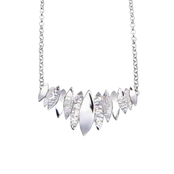 Thistle Necklace Small, Sterling Silver By Chris Lewis - Jaro Design Studio - 1