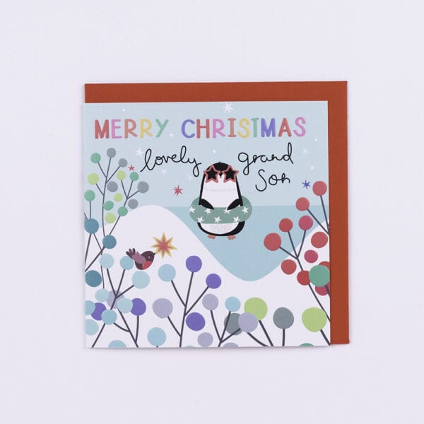Belly Button Designs - Merry Christmas, Lovely Grandson - Jaro Design Studio - 1