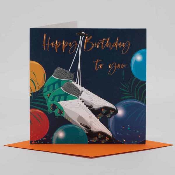 Belly Button Designs, Happy Birthday Sports Boots - Jaro - Jaro Design Studio - 1