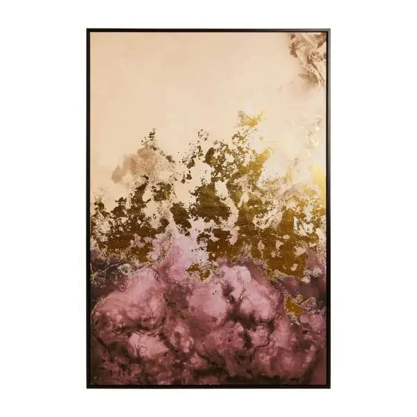 Astratto Cream / Mauve Wall Art