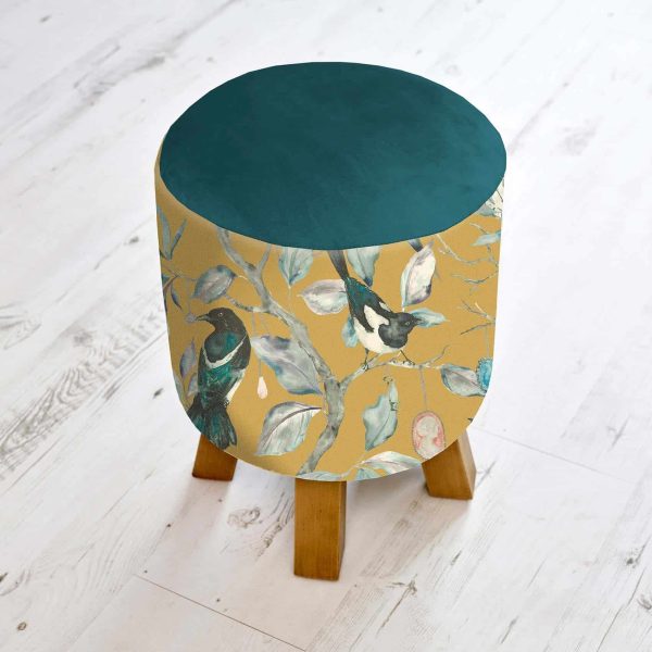 Voyage Monty Stool Collection, Mustard - Jaro - Jaro Design Studio - 1