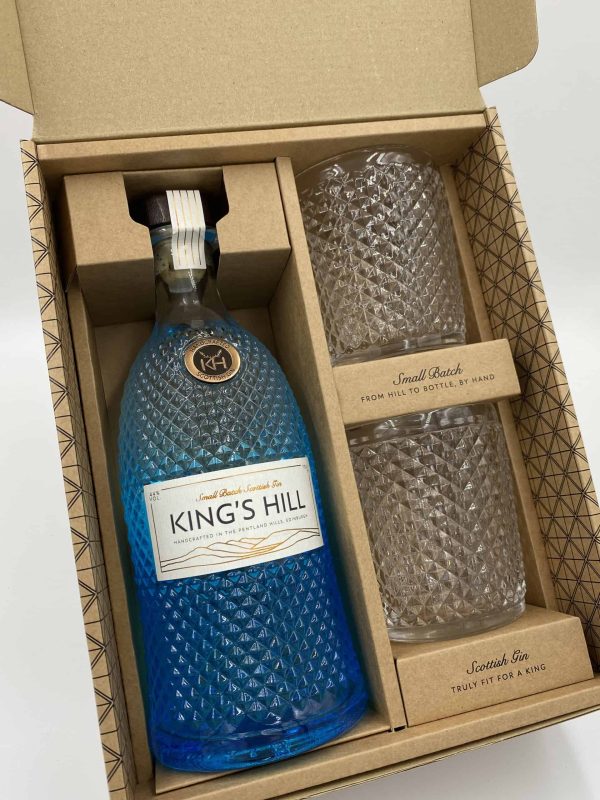 King's Hill Gin 70cl Gift Pack - Jaro - Jaro Design Studio - 1