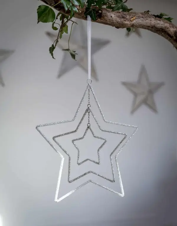 3 Layer Bead Star Decoration