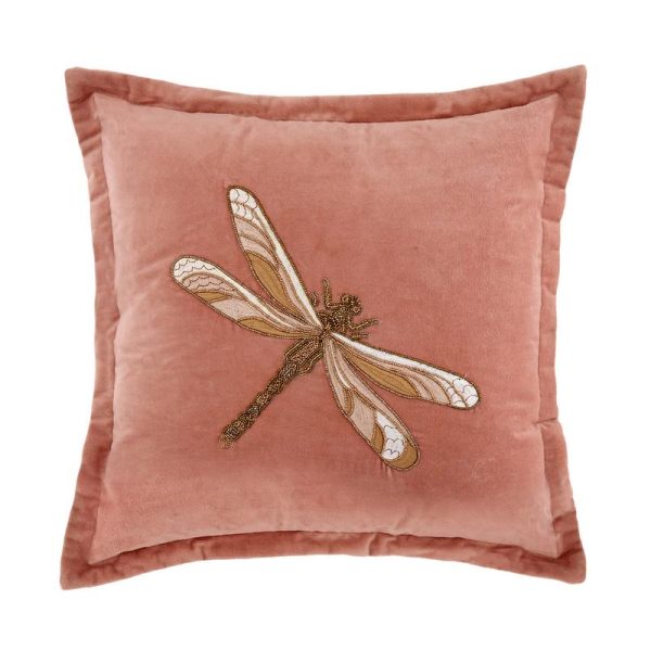 Voyage Aria Pink Velvet Cushion, 50x50 - Jaro - Jaro Design Studio - 1